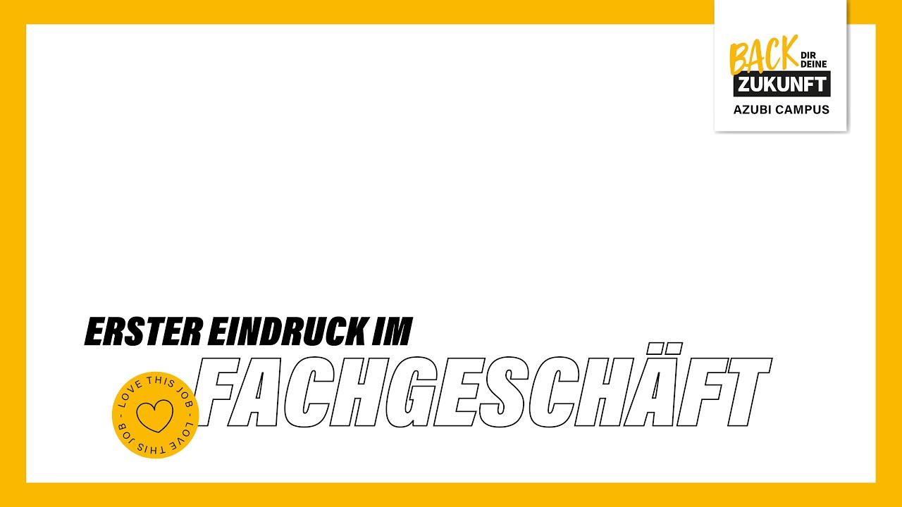 Erscheinungsbild des Fachgeschäfts