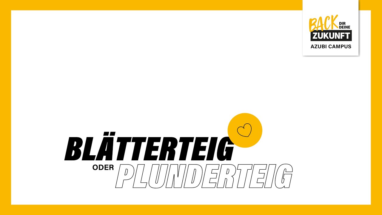 Blätterteig oder Plunderteig