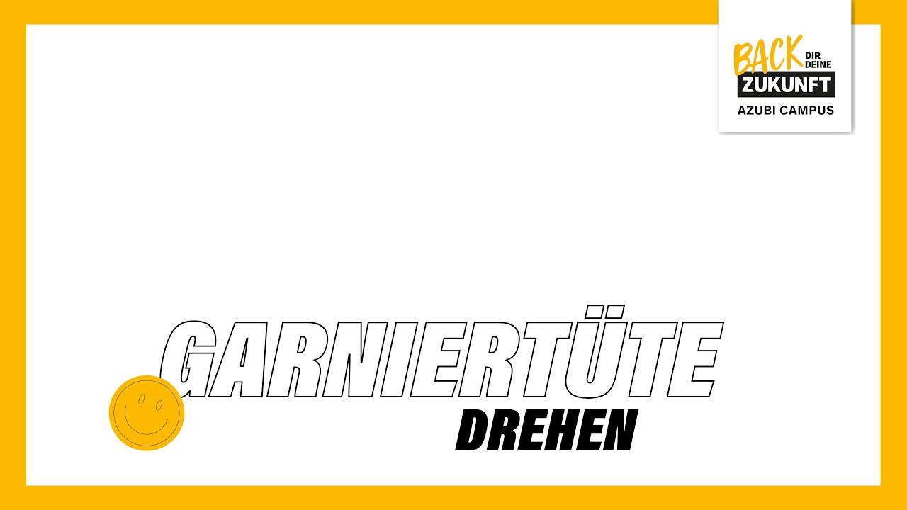 Garniertüte drehen