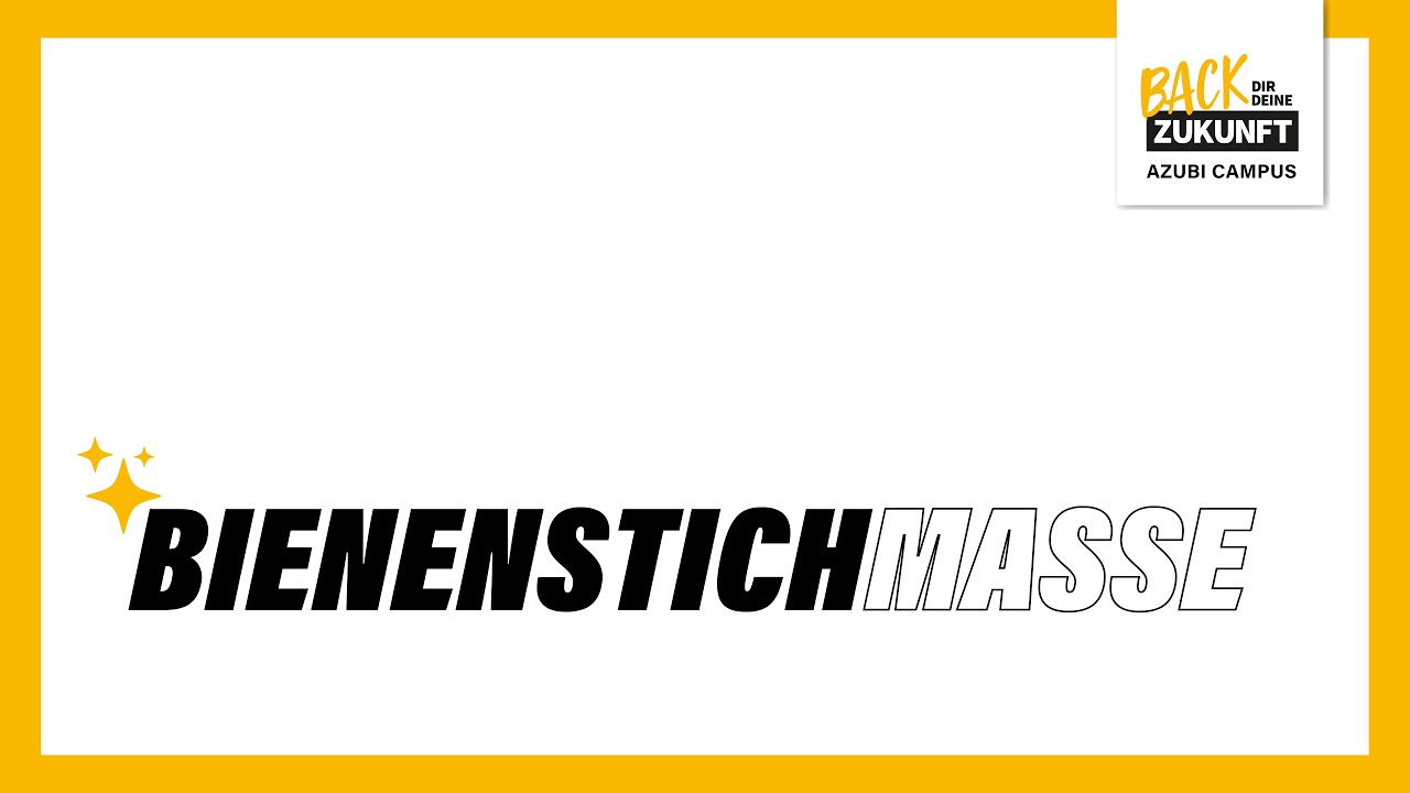 Bienenstichmasse